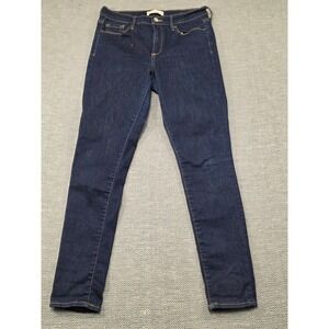 Gap 1969 True‎ Skinny Dark Wash Jeans Women 28R Stretch Slim Fit Denim